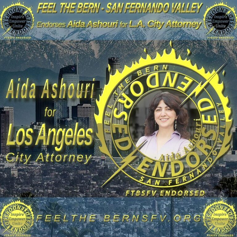Endorsed by Feel the Bern San Fernando Valley