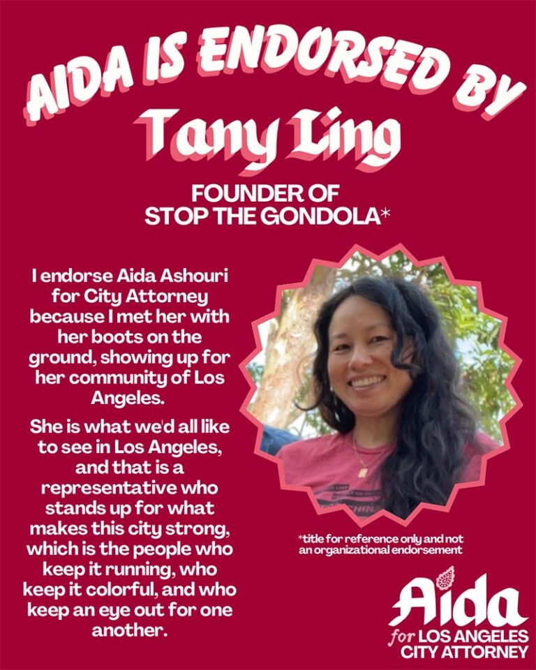 Endorsed by Tany Ling